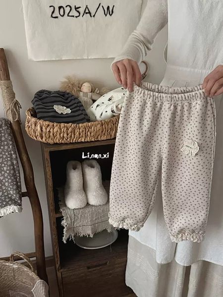 88302 - Quần nhung lót nỉ đại hàn Linanxi nhiều màu cho bé size 90-140