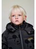 AK01 - Áo khoác phao màu ghi đen Mickey in tràn bé trai size 1-6y