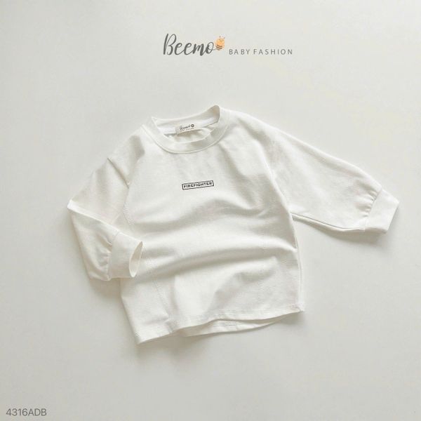 4316ADB - Áo cotton in giữa ngực Beemo