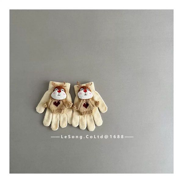 SH2512PK03 - Găng tay len chia ngón mùa đông cho bé size 1-5y, kích thước 14*10cm, NSX Lesong Yiwu Trading Co., LTd