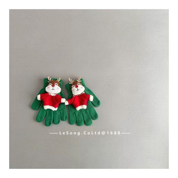 SH2512PK03 - Găng tay len chia ngón mùa đông cho bé size 1-5y, kích thước 14*10cm, NSX Lesong Yiwu Trading Co., LTd