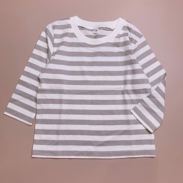 ABT110 - Áo cotton Muji trơn, kẻ nhiều màu BTBG