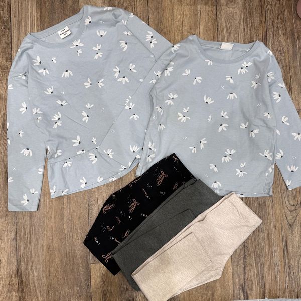 BBG27 - Bộ cotton Minene nhiều màu cho bé gái size 1-7y (quần ngẫu nhiên)