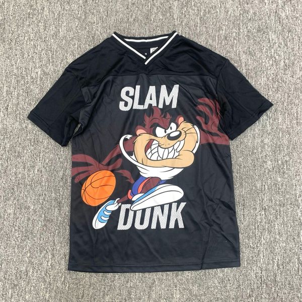ABT49 - Áo thể thao cổ tim màu đen Slam size 2 - 8y