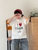 ABT69 - Áo cotton AoAo Kids I love travel 2 màu trắng/đen cho bé size 90-150