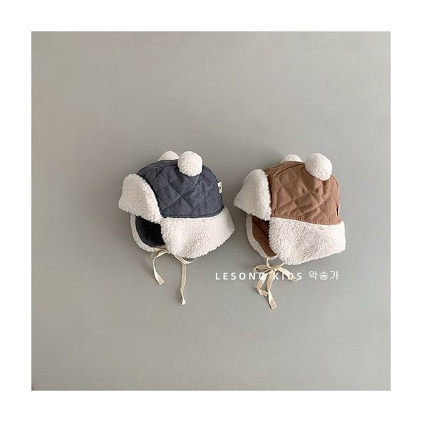 SH2512PK021 - Mũ phi công chống gió mùa đông cho bé, chất liệu vải cotton kích thước 42-46cm, NSX Yiwu Lesong Trading Co., Ltd
