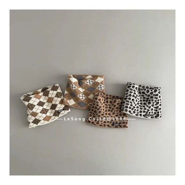 SH2512PK02 - Khăn len quàng cổ cho trẻ em vải cotton kích thước 60-80cm/80-100cm Yiwu Lesong