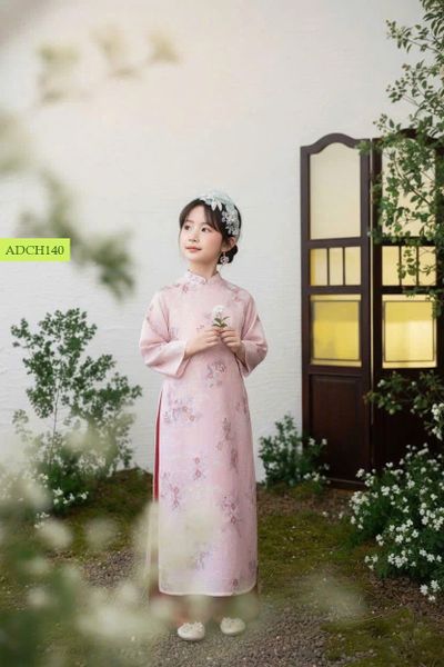 AD01 - Set áo dài trẻ em của Oli River bé gái size 3-12y