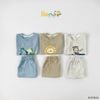 6057BHB - Bộ thun cotton Beemo giả gile bé trai size 1-6y