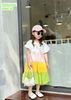 V00036 - Váy Sofia Candy thô tay bồng phối nhiều màu size 1-10y