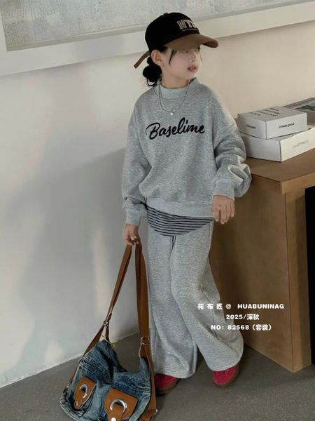 82568 - Set bộ lót nỉ đại hàn 3 màu cho bé size 120-160