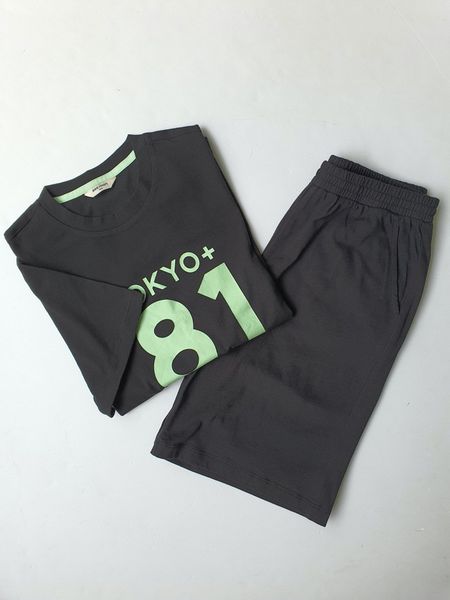 BBG34 - Bộ cotton Bee Mon Tokyo chữ số nhiều màu BTBG size 110-160