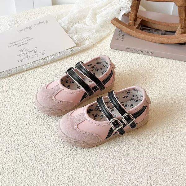 V1060 - Giày búp bê thể thao 2 quai nhiều màu cho bé size 22-31