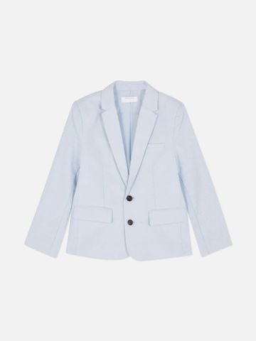 AKBT30 - Áo vest vải linen 2 màu be/xanh bé trai size 3-15y