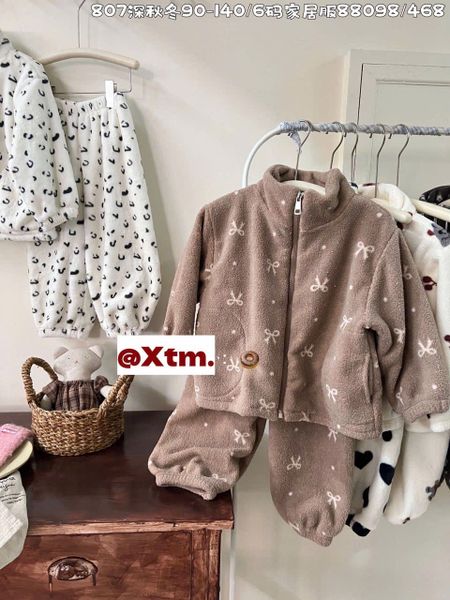 88098 - Bộ nỉ bông LNX siêu ấm nhiều màu cho bé size 90-140