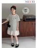 2601.4 - Váy suông borip Win Win tủng nơ ánh kim size 3-14y