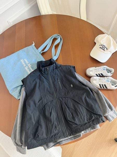 24X114 - Áo gile gió 2 lớp AMBB outdoor cho bé trai size 110-170