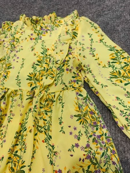 V00080 - Váy Voan bèo ngực 3 màu hoa BG