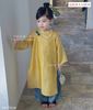 SP000011 - Set áo dài Luca & Luca áo vàng quần xanh cho bé gái size 2-12y