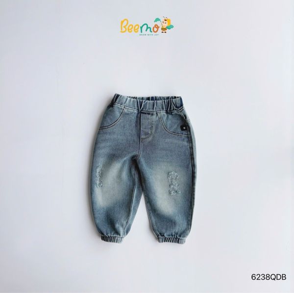 6238QDB - Quần jean rách Beemo 2 màu cho bé size 1-6y