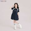 2506.81 - Đầm thun Nexxi phối tùng bí sport size 5-8y