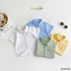 6036AHB - Áo sơ mi Beemo cổ đức, túi cách điệu size 1-6y