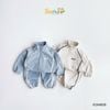 6294BDB - Bộ khoác gió Beemo vui chơi mỗi ngày 2 màu be/xanh bé trai size 1-6y