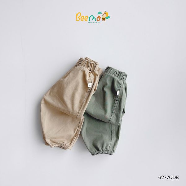6277QDB - Quần kaki bo gấu Beemo ballon 2 màu bé trai size 1-6y