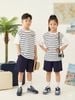 BM2604ST01 - Bộ quần áo cotton Beemon cổ tròn phối tay phối gấu size 120-170