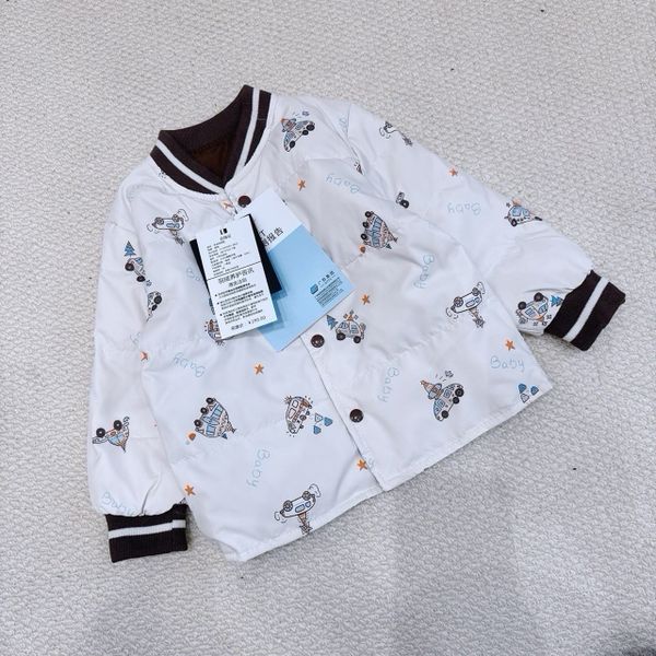 AKBT22 - Áo khoác bomber lông vũ siêu nhẹ nhiều màu cho bé size 90-130