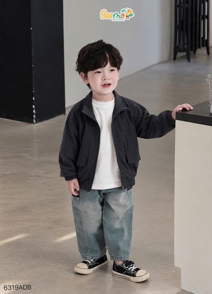 6319ADB - Áo Khoác Gió Beemo Dạo Phố Bé Trai size 1 - 6y