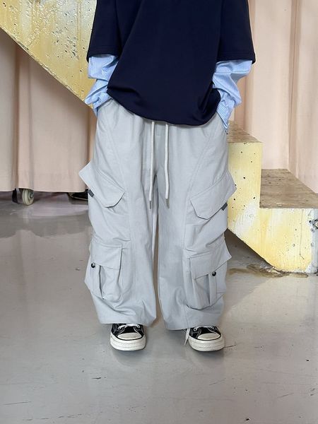 QBT17 - Quần gió AMBB túi hộp 2 màu cho bé trai size 110-170