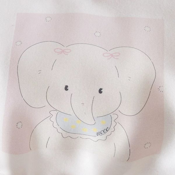 269279 - Bộ nỉ Ucee hình voi hồng đại hàn cho bé size 90-130