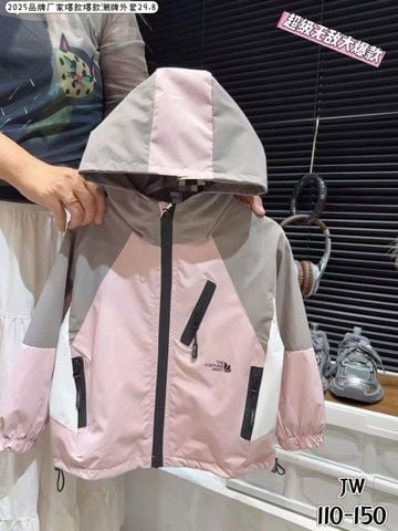AK55 - Áo khoác gió QC AMX nhiều màu cho bé gái size 110-150