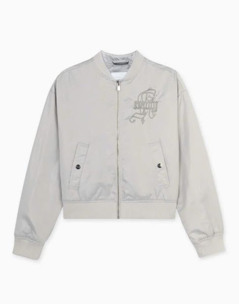 AK67 - Áo khoác bomber GGJJ 2 màu be/ghi tím size 6-14y
