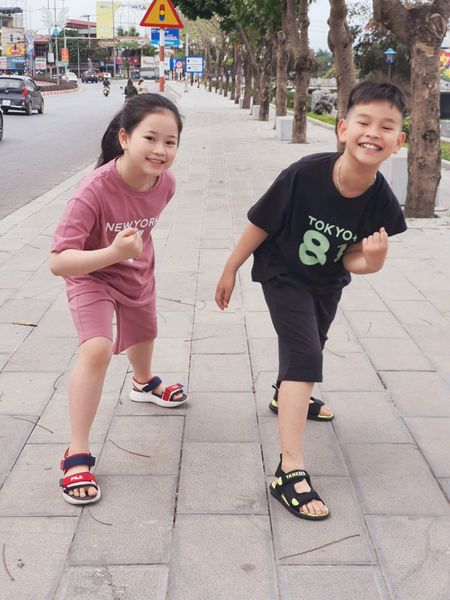 BBG34 - Bộ cotton Bee Mon Tokyo chữ số nhiều màu BTBG size 110-160