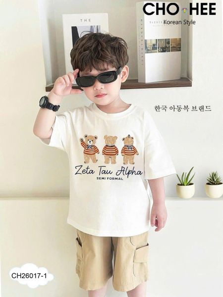 OLIB01 - Bộ bé trai xuân hè size 2-12y