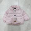 AK23 - Áo khoác phao Petitmain đính nơ siêu nhẹ 3 màu cho bé gái size 80-130