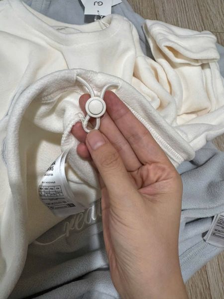 ABG29 - Áo nỉ băng lông GGJJ nhẹ ấm 2 màu trắng/ghi cho bé gái size 6-14y