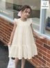 MLSDCC.5799 - Váy Melisa thô ren màu be size 1-10y