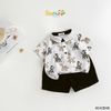 6042BHB - Bộ Beemo Polo in tràn ngựa size 1-5y