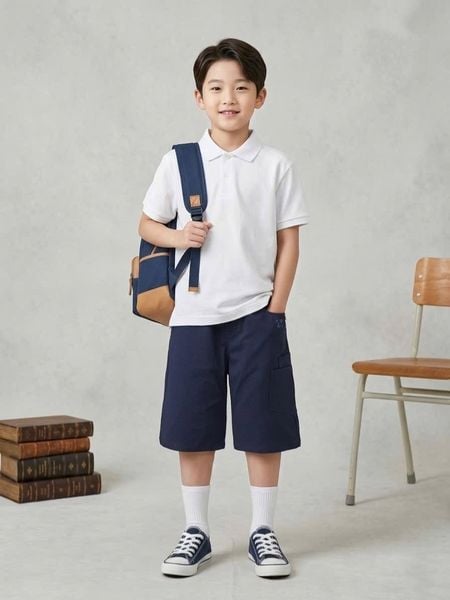 BM2605PT04 - Quần short lửng Beemon cho bé size 120-170