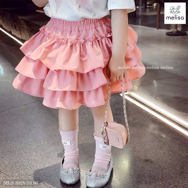 CVCC.3925 - Chân váy tầng Melisa cho bé size 2-12y