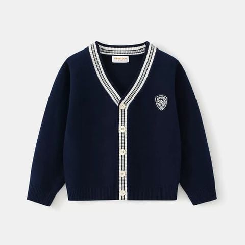 25338 - Cardigan len nhiều màu cho bé trai size 110-150