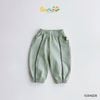 6284QDB - Quần thun Beemo bo gấu viền sọc thân 4 màu bé trai size 1-6y