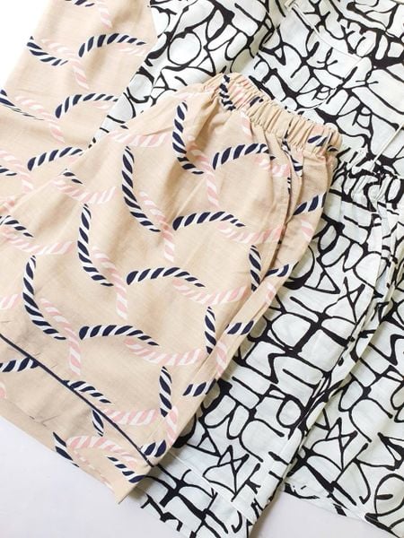 BM2601PJ04 - Bộ Pyjama Beemon cho Mẹ và Bé lớn freesize