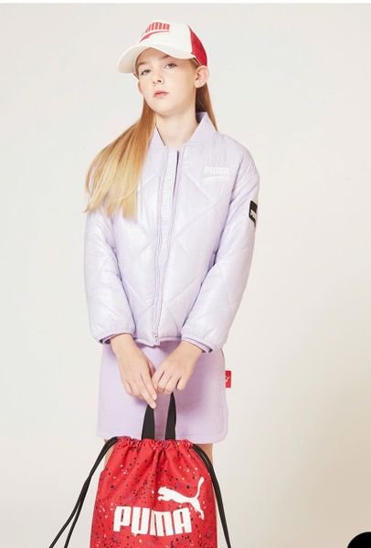 AKBT10 - Áo khoác phao bomber PM 2 màu đen/tím cho bé size 120-160