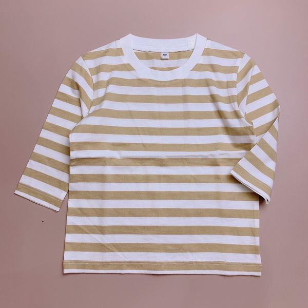 ABT110 - Áo cotton Muji trơn, kẻ nhiều màu BTBG