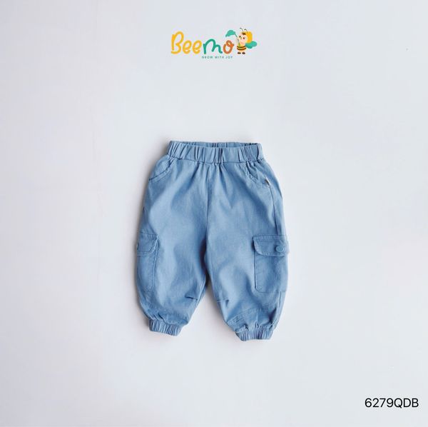 6279QDB - Quần Linen Năng Động Beemo Bé Trai 1 - 6y