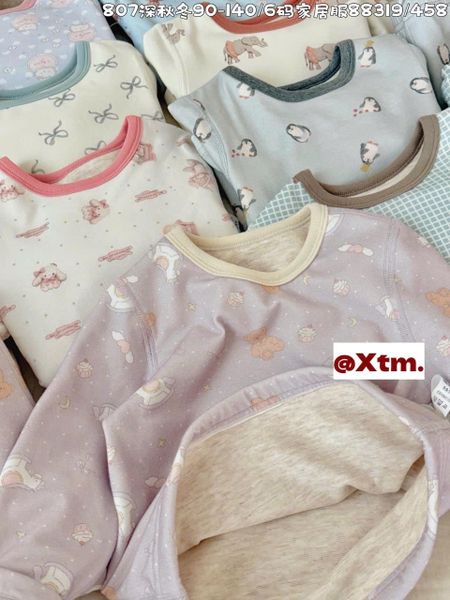 88319 - Bộ nỉ dày đại hàn LNX nhiều mẫu cho bé size 90 - 140